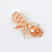 点亮秀发风情，新光饰品民族风水晶蝴蝶结大号发夹倾情促销